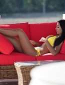 Yazmin Oukhellou in Bikini on Vacation in Morocco