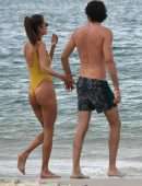 Alessandra Ambrosio at the Beach in Santa Catarina, Brazil