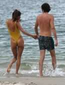 Alessandra Ambrosio at the Beach in Santa Catarina, Brazil