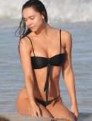 Alexis Ren in Bikini on the Beach in Tulum