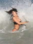 Alexis Ren in Bikini on the Beach in Tulum