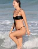 Alexis Ren in Bikini on the Beach in Tulum