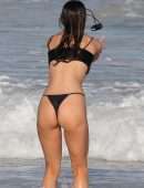 Alexis Ren in Bikini on the Beach in Tulum