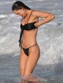 Alexis Ren in Bikini on the Beach in Tulum