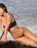 Alexis Ren in Bikini on the Beach in Tulum