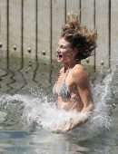 Amy Pejkovic on the Harbourside in Sydney