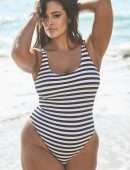 Ashley Graham in “Essentials” Swimwear Photoshoot 2019