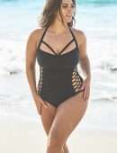 Ashley Graham in “Essentials” Swimwear Photoshoot 2019