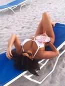 Claudia Romani Booty for Thong Bikini Photoshoot in Miami Beach