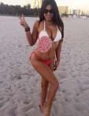 Claudia Romani Booty for Thong Bikini Photoshoot in Miami Beach