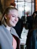 Dakota Fanning at Giorgio Armani Prive at Paris Fashion Week 2019