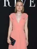 Dakota Fanning at Giorgio Armani Prive at Paris Fashion Week 2019