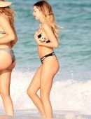 Delilah Belle Hamlin in Bikini at Beach in Tulum