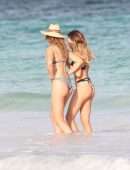 Delilah Belle Hamlin in Bikini at Beach in Tulum