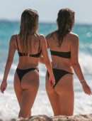 Delilah Belle Hamlin in Bikini on the Beach in Tulum