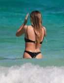 Delilah Belle Hamlin in Bikini on the Beach in Tulum