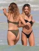 Delilah Belle Hamlin in Bikini on the Beach in Tulum