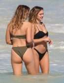 Delilah Belle Hamlin in Bikini on the Beach in Tulum