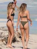 Delilah Belle Hamlin in Bikini on the Beach in Tulum