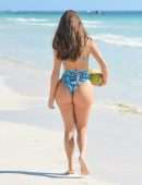 Demi Rose Mawby Booty for Swimsuit Photoshoot in Tulum