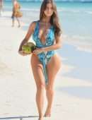 Demi Rose Mawby Booty for Swimsuit Photoshoot in Tulum