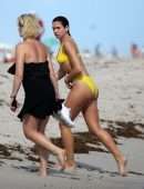 Dua Lipa Booty in Bikini on the Beach in Miami, Florida