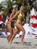 Dua Lipa Booty in Bikini on the Beach in Miami, Florida