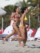 Dua Lipa Booty in Bikini on the Beach in Miami, Florida
