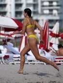 Dua Lipa Booty in Bikini on the Beach in Miami, Florida