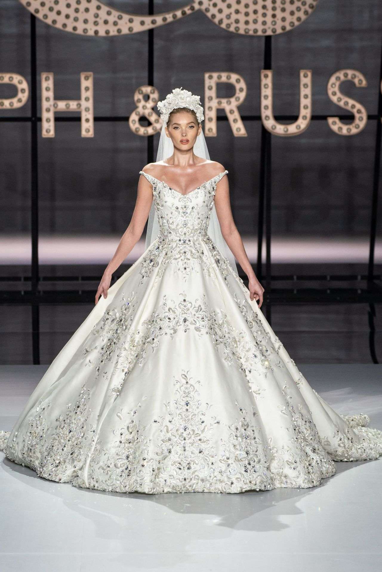 Elsa Hosk at Ralph and Russo Show Haute Couture Spring Summer 2019 in Paris