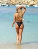 Georgia Harrison Booty in Swimsuit in Cape Verde