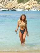 Georgia Harrison Booty in Swimsuit in Cape Verde