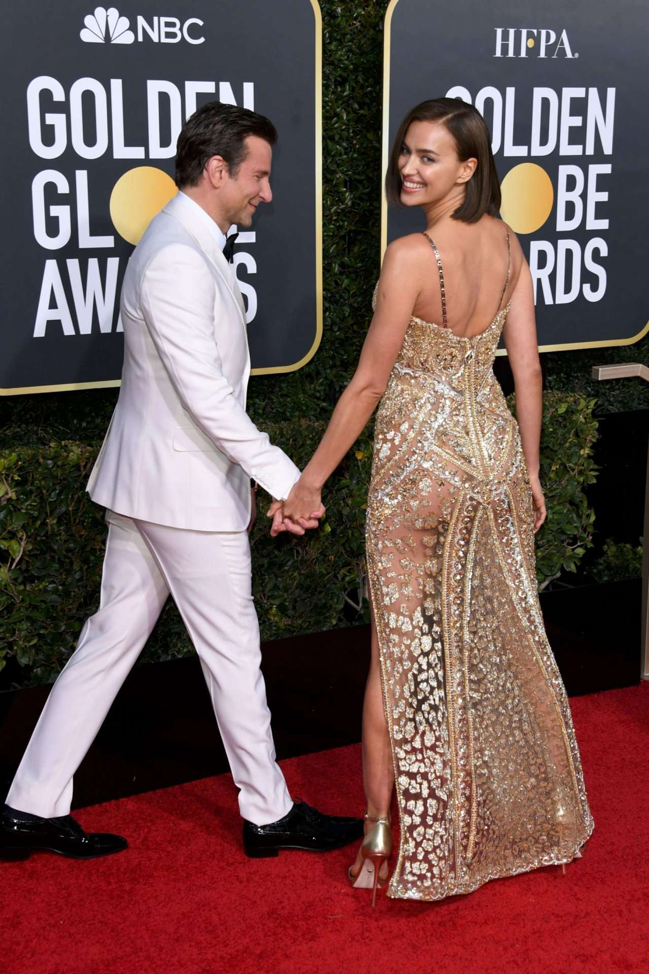 Irina Shayk Booty at 76th Annual Golden Globe Awards in Beverly Hills
