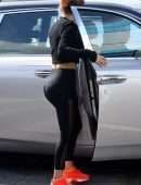 Jennifer Lopez Booty in Tights, Going to the Gym in Miami