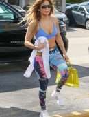 Jennifer Lopez in Tights Going to a Gym in Miami