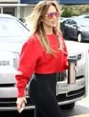 Jennifer Lopez in Leggings in Miami