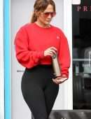 Jennifer Lopez in Leggings in Miami