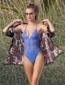 Josephine Skriver for Victoria’s Secret Photoshoot at Miami Beach