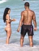 Karrueche Tran Booty in Bikini at Beach in Miami