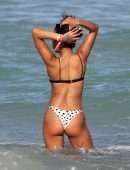Karrueche Tran Booty in Bikini at Beach in Miami