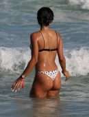 Karrueche Tran Booty in Bikini at Beach in Miami