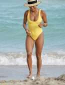 Karrueche Tran in Swimsuit at Beach on Vacation in Miami