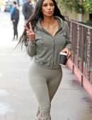 Kim Kardashian in Tights Out in Sherman Oaks