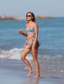 Kimberley Garner in Bikini on the Beach in Miami