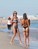 Kimberley Garner in Bikini on the Beach in Miami