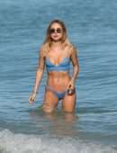 Kimberley Garner in Bikini on the Beach in Miami