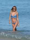 Kimberley Garner in Bikini on the Beach in Miami