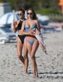 Kimberley Garner in Bikini on the Beach in Miami