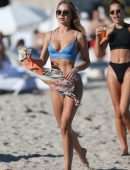 Kimberley Garner in Bikini on the Beach in Miami