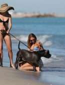 Kimberley Garner in Bikini on the Beach in Miami